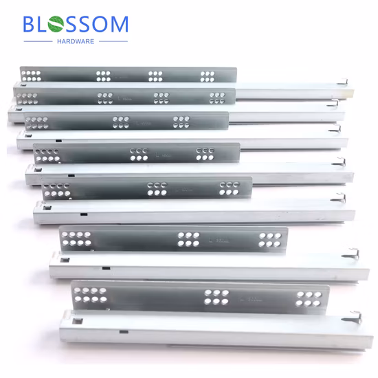 底部取り付け家具ハードウェア油圧隠しソフトクロージング引き出しスライド